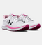 3026179 Under Armour W Charged Assert 10 Women White/Pink Size 10 - Like New