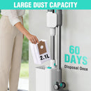HAUSHOF COMMERCIAL CORDLESS VACUUM CLEANER WITH AUTO EMPTY STATION - WHITE - Like New