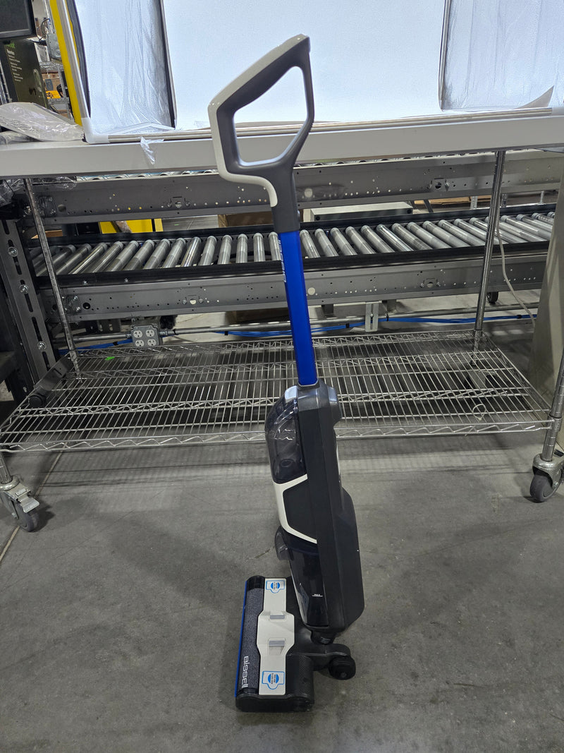 BISSELL CROSSWAVE HF3 CORDLESS MULTI-SURFACE WET DRY VACUUM - WHITE/BLACK/BLUE - Like New