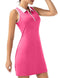 FKEEP WOMEN'S GOLF TENNIS DRESS SPORT ACTIVEWEAR ZIPPER - SIZE: WOMEN S - NEON - Brand New