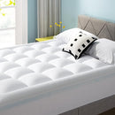 BEST PRICE MATTRESS 3 INCH PILLOWTOP MATTRESS TOPPER AND PAD QUEEN ECPT-OC3Q - Like New