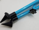 AQUA JOE AJ-6PSTB-XL INDESTRUCTIBLE TURBO DRIVE 360 DEGREE TELESCOPING - BLUE Like New