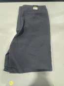 GALAXY BY HARVIC MEN'S 5-POCKET TRETCH TWILL CHINO SHORTS - SIZE: MEN 40 - GRAY - Brand New