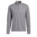 GM0022 ADIDAS MEN'S 3-STRIPES QUARTER ZIP PULLOVER GREY SIZE S - Like New