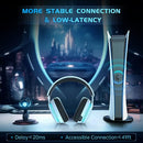 Gtheos Gaming Headset for PS4 PS5 Fortnite Call of Duty FPS Gamers - White - Like New
