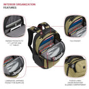 SWISSGEAR ENDURE SCANSMART LAPTOP BACKPACK TSA APPROVED TECH BACKPACK – OLIVE - Brand New