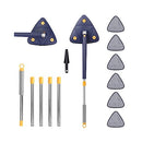 Triangle Cleaning Mop: Shape with Long Handle and 360 Degree - Scratch & Dent
