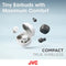 JVC NEW TRUE WIRELESS HEADPHONES ACTIVE NOISE CANCELLING LOW-LATENCY - WHITE - Like New