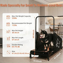 KAWHEBT DOG TREADMILL,PET DOG RUNNING MACHINE FOR SMALL&MEDIUM-SIZED DOGS BLACK - Like New