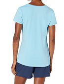 AMAZON ESSENTIALS WOMEN'S ACTIVE QUICK DRY TECH STRETCH TEE V-NECK, SIZE SM - Brand New
