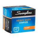 SWINGLINE STAPLES, HEAVY DUTY FOR DESKTOP STAPLERS, 1/2" LENGTH 5000/BOX (79392) - Like New