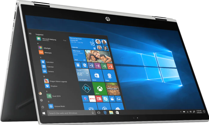 HP Pavilion x360 Notebook 14" FHD i3-8130U 8GB 500GB 14M-CD0001DX - SILVER - Like New