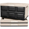 CLEVERMADE COLLAPSIBLE STORAGE BINS - TAN 3 PACK 46L - STACKABLE CONTAINERS - Like New