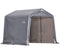 SHELTERLOGIC 8' X 8' X 8' SHED-IN-A-BOX ALL SEASON STEEL METAL PEAK ROOF - GRAY - Like New