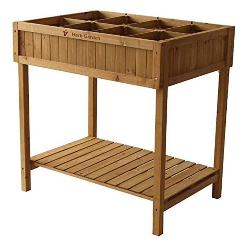 VEGTRUG HGMK6009N USA CUSTOM HERB PLANTER, NATURAL - Like New