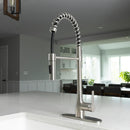 Bio Bidet FLOW Kitchen Faucet with Pull Down Sprayer - Brushed Nickel Like New