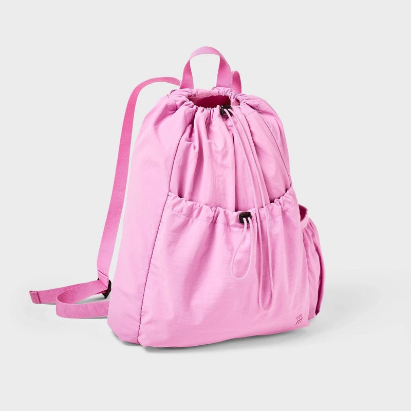 ALL IN MOTION™ 20L CINCH BACKPACK - PINK - Scratch & Dent – Retailking.com