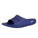 1100 OOFOS OOahh Recovery Slide, Navy - Women’s Size 7, Men’s Size 5 - Like New
