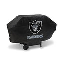 NFL RICO VINYL PADDED DELUXE GRILL COVER LAS VEGAS RAIDERS 68 x 21 x 35" - BLACK - Like New