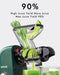 SIFENE COLD PRESS JUICER MACHINE SLOW MASTICATING JUICER JS3304 - GREEN - Like New