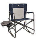 GCI OUTDOOR Freestyle Rocker with Side Table Camping Chair Portable - Indigo - Like New