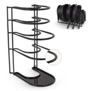 Cuisinel Heavy Duty Pan Organizer, 5 Tier Rack, Holds 50 LB - BLACK Like New