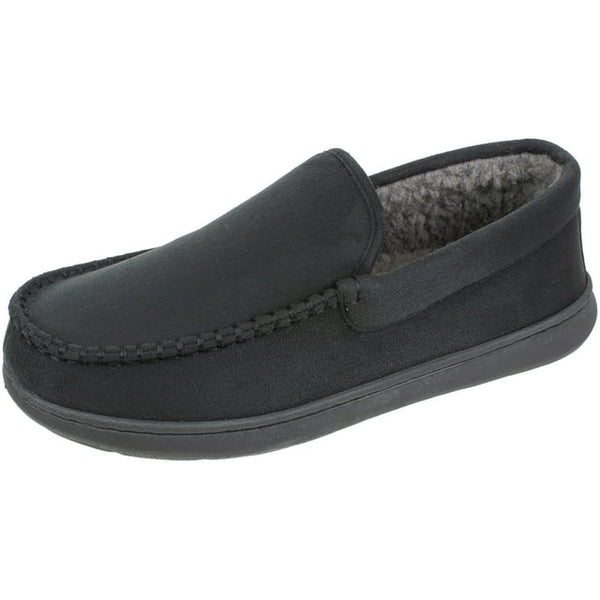 DOCKERS MEN S MOCCASIN SLIPPER MEMORY FOAM DOUGLAS ULTRA-LIGHT - MEN 11 - BLACK - Like New