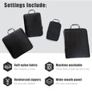 PANDA JOYS 4 Set Compression Packing Cubes Travel - Travel Accessories Black - Like New