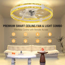 SKRFORM CEILING FANS LIGHTS REMOTE 20'' LOW PROFILE CEILING FAN - Scratch & Dent
