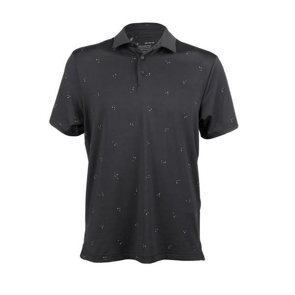 UNDER ARMOUR MEN'S PLAYOFF 3.0 SCATTER PRINT POLO - SIZE: MEN XL - BLACK - Brand New