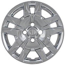 OxGord 16" Silver Bolt-On Hubcaps 10 Spoke 2007-2012 Nissan Sentra Wheel Covers - Brand New