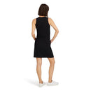 SPYDER WOMEN'S CREPE TEXTURED STRETCH RIPSTOP SLEEVELESS DRESS - SIZE M - BLACK - Brand New
