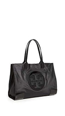 TORY BURCH WOMEN'S ELLA PATENT TOTE - BLACK - ONE SIZE - Brand New