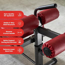 Finer Form Gym-Quality Sit Up Bench Reverse Crunch Handle FF-TB011373 - Red - Like New