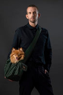 NOAH & PAW DOG SLING CARRIER SMALL DOGS 5-18LB  - DARK GREEN - Brand New