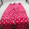 FASHION EXTRA SOFT PAJAMAS PANTS - SIZE: WOMEN L/XL - HOT PINK W/ POLKA DOTS - Brand New