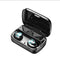 Damix Wireless Earbuds Bluetooth Headphones Water Repellent - Black - Like New
