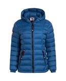 CANADA WEATHER GEAR WOMEN'S QUILTED GLACIER SHIELD COAT SHADY BLUE SIZE LARGE - Brand New