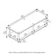 FURINNO Just No Tools Wide TV Stand - Black Tube/Dark Cherry Finish - Like New