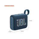 JBL GO 4 ULTRA-PORTABLE WATERPROOF BLUETOOTH SPEAKER JBLGO4BLUAM - BLUE - Like New
