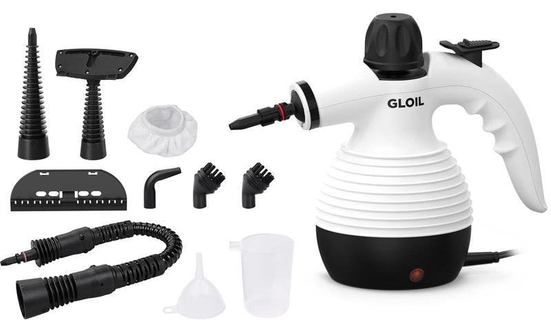 GLOIL HANDHELD STEAM CLEANER FOR HOME, MULTIPURPOSE EM-301 - - Scratch & Dent