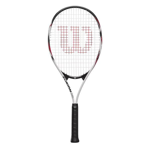 WILSON FUSION 29" TENNIS RACQUET: MEDIUM FLEX - BLACK/WHITE/RED - Brand New