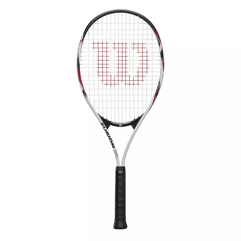 WILSON FUSION 29" TENNIS RACQUET: MEDIUM FLEX - BLACK/WHITE/RED - Brand New