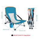 RISEPRO Low Beach Outdoor Folding Chair - B09DC5QX4N - Brand New