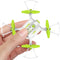 SYMA MINI DRONE FOR KIDS X20 PORTABLE POCKET QUADCOPTER - WHITE/GREEN Like New