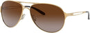 OAKLEY Women's Oo4054 Caveat Aviator Sunglasses Dark Brown - Scratch & Dent