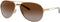 OAKLEY Women's Oo4054 Caveat Aviator Sunglasses Dark Brown - Scratch & Dent