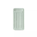 INTEX AIR MATTRESS OFF-WHITE/BLUE TWIN ELEVATED 18" REST INTERNAL PUMP - BLUE - Like New