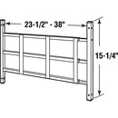 Prime-Line 3Bar Window Security Grill, Adjustable 23-1/2 to 38", B00E7PSRUY - Brand New