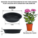 TITE Plant Saucer 16 inch, Heavy Large Planter Durable Thicker Plastic - Black - Brand New